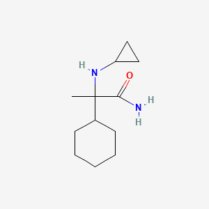 molecular formula C12H22N2O B2701430 2-cyclohexyl-N~2~-cyclopropylalaninamide CAS No. 1178353-75-7