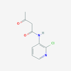 molecular formula C9H9ClN2O2 B2701446 N-(2-氯吡啶-3-基)-3-氧代丁酰胺 CAS No. 897814-38-9