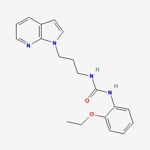 molecular formula C19H22N4O2 B2701453 1-(3-(1H-pyrrolo[2,3-b]pyridin-1-yl)propyl)-3-(2-ethoxyphenyl)urea CAS No. 1797588-02-3