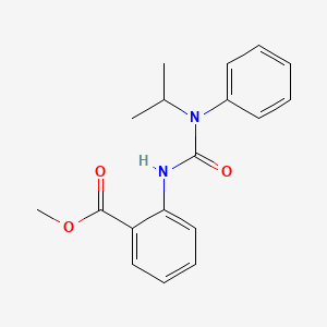 molecular formula C18H20N2O3 B2701521 甲基-2-{[苯基(丙-2-基)氨基]苯甲酸酯} CAS No. 866153-41-5