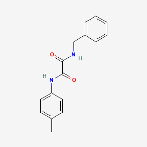 molecular formula C16H16N2O2 B2701539 N-benzyl-N'-(4-methylphenyl)ethanediamide CAS No. 357268-31-6