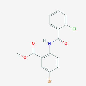 Methyl 5-bromo-2-(2-chlorobenzamido)benzoate