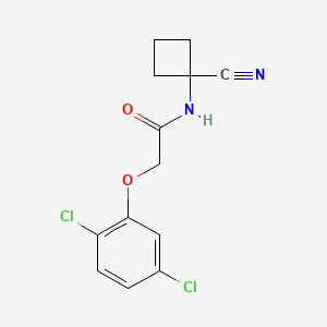 molecular formula C13H12Cl2N2O2 B2701562 N-(1-cyanocyclobutyl)-2-(2,5-dichlorophenoxy)acetamide CAS No. 1281166-73-1