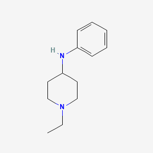 molecular formula C13H20N2 B2701589 1-ethyl-N-phenylpiperidin-4-amine CAS No. 229479-52-1