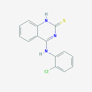 4-[(2-Chlorophenyl)amino]quinazoline-2-thiol