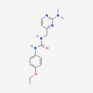 molecular formula C16H21N5O2 B2701625 1-((2-(Dimethylamino)pyrimidin-4-yl)methyl)-3-(4-ethoxyphenyl)urea CAS No. 1797974-12-9