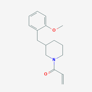 1-[3-[(2-Methoxyphenyl)methyl]piperidin-1-yl]prop-2-en-1-one