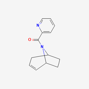 molecular formula C13H14N2O B2701685 8-(pyridine-2-carbonyl)-8-azabicyclo[3.2.1]oct-2-ene CAS No. 1797892-10-4