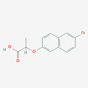 2-(6-bromonaphthalen-2-yl)oxypropanoic Acid