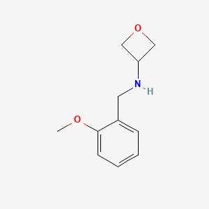 molecular formula C11H15NO2 B2701703 N-(2-Methoxybenzyl)oxetan-3-yl-amine CAS No. 1342537-88-5