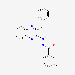 N'-(3-benzyl-2-quinoxalinyl)-3-methylbenzenecarbohydrazide