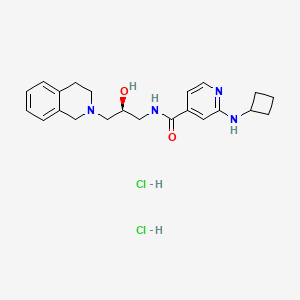 molecular formula C22H30Cl2N4O2 B2701775 GSK 591 dihydrochloride CAS No. 2320953-89-5