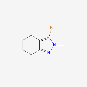 molecular formula C8H11BrN2 B2701800 3-Bromo-2-methyl-4,5,6,7-tetrahydro-2h-indazole CAS No. 1043919-67-0