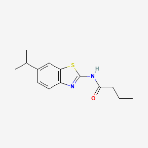 N-(6-isopropylbenzo[d]thiazol-2-yl)butyramide