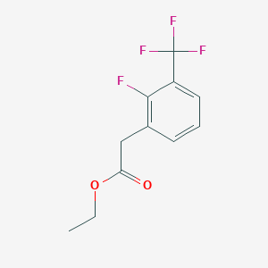 molecular formula C11H10F4O2 B2701868 Ethyl 2-(2-fluoro-3-(trifluoromethyl)phenyl)-acetate CAS No. 1260854-01-0