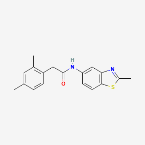 molecular formula C18H18N2OS B2701877 2-(2,4-dimethylphenyl)-N-(2-methylbenzo[d]thiazol-5-yl)acetamide CAS No. 899731-55-6