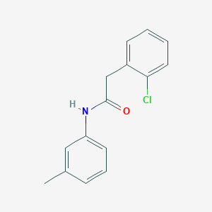 molecular formula C15H14ClNO B270189 2-(2-chlorophenyl)-N-(3-methylphenyl)acetamide 
