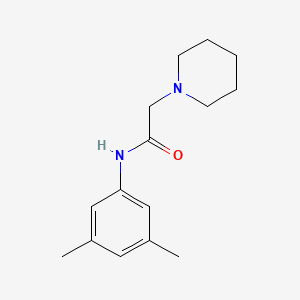 molecular formula C15H22N2O B2701897 N-(3,5-二甲基苯基)-2-哌啶基乙酰胺 CAS No. 133168-03-3