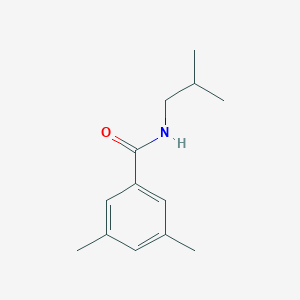 molecular formula C13H19NO B270192 3,5-dimethyl-N-(2-methylpropyl)benzamide 
