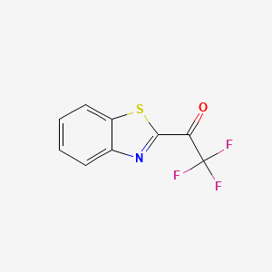 molecular formula C9H4F3NOS B2701984 1-(1,3-Benzothiazol-2-yl)-2,2,2-trifluoroethan-1-one CAS No. 929973-34-2