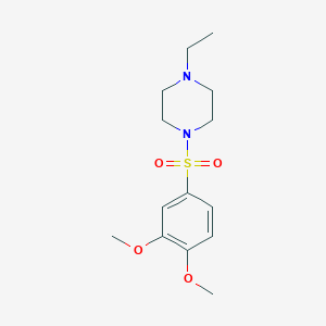 1-((3,4-Dimethoxyphenyl)sulfonyl)-4-ethylpiperazine