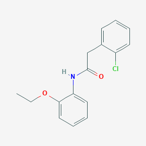 molecular formula C16H16ClNO2 B270203 2-(2-chlorophenyl)-N-(2-ethoxyphenyl)acetamide 