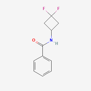 molecular formula C11H11F2NO B2702039 N-(3,3-二氟环丁基)苯甲酰胺 CAS No. 2023217-66-3