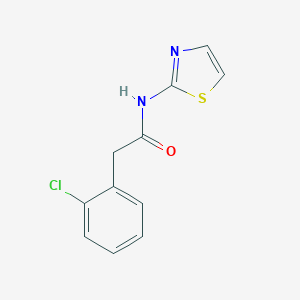 molecular formula C11H9ClN2OS B270205 2-(2-chlorophenyl)-N-(1,3-thiazol-2-yl)acetamide 