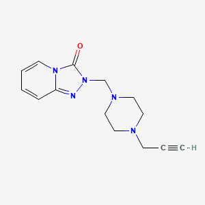 2-{[4-(prop-2-yn-1-yl)piperazin-1-yl]methyl}-2H,3H-[1,2,4]triazolo[4,3-a]pyridin-3-one