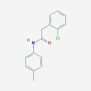 molecular formula C15H14ClNO B270206 2-(2-chlorophenyl)-N-(4-methylphenyl)acetamide 