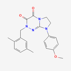 2-(2,5-dimethylbenzyl)-8-(4-methoxyphenyl)-7,8-dihydroimidazo[2,1-c][1,2,4]triazine-3,4(2H,6H)-dione