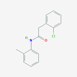 molecular formula C15H14ClNO B270207 2-(2-chlorophenyl)-N-(2-methylphenyl)acetamide 