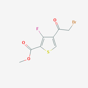 Methyl 4-(2-bromoacetyl)-3-fluorothiophene-2-carboxylate