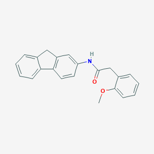 molecular formula C22H19NO2 B270212 N-(9H-fluoren-2-yl)-2-(2-methoxyphenyl)acetamide 