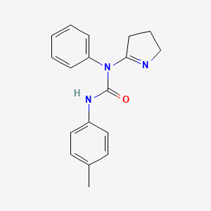 1-(3,4-dihydro-2H-pyrrol-5-yl)-1-phenyl-3-(p-tolyl)urea