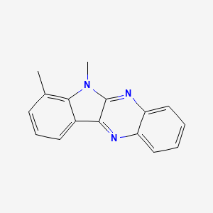 molecular formula C16H13N3 B2702126 6,7-dimethyl-6H-indolo[2,3-b]quinoxaline CAS No. 840479-14-3