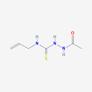 molecular formula C6H11N3OS B2702157 2-乙酰基-N-烯丙基肼羧硫酰胺 CAS No. 18390-21-1