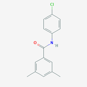 molecular formula C15H14ClNO B270218 N-(4-chlorophenyl)-3,5-dimethylbenzamide 