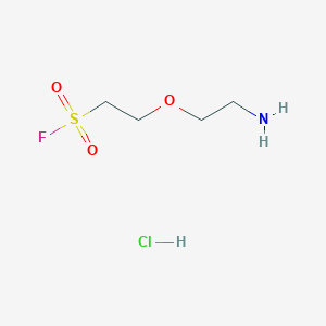 2-(2-Aminoethoxy)ethanesulfonyl fluoride;hydrochloride