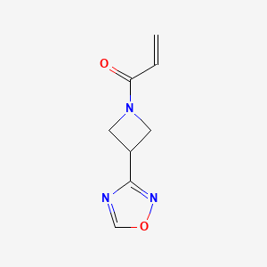 1-[3-(1,2,4-Oxadiazol-3-yl)azetidin-1-yl]prop-2-en-1-one