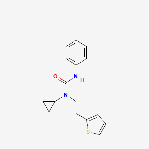 3-(4-(Tert-butyl)phenyl)-1-cyclopropyl-1-(2-(thiophen-2-yl)ethyl)urea