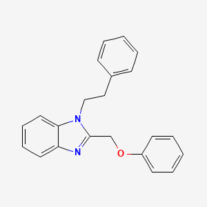 1-phenethyl-2-(phenoxymethyl)-1H-benzo[d]imidazole