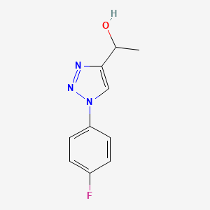 1-(1-(4-fluorophenyl)-1H-1,2,3-triazol-4-yl)ethanol