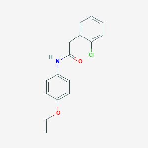 molecular formula C16H16ClNO2 B270229 2-(2-chlorophenyl)-N-(4-ethoxyphenyl)acetamide 