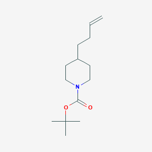 Tert-butyl 4-(but-3-en-1-yl)piperidine-1-carboxylate