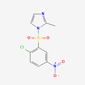 1-(2-Chloro-5-nitro-benzenesulfonyl)-2-methyl-1H-imidazole