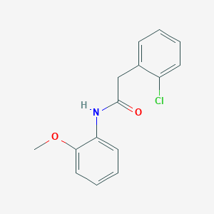 molecular formula C15H14ClNO2 B270232 2-(2-chlorophenyl)-N-(2-methoxyphenyl)acetamide 