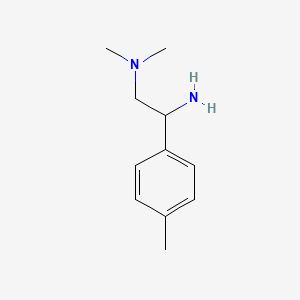 [2-Amino-2-(4-methylphenyl)ethyl]dimethylamine