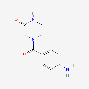 4-(4-Aminobenzoyl)piperazin-2-one