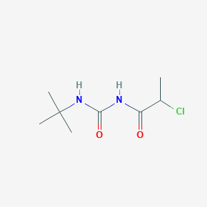 molecular formula C8H15ClN2O2 B2702336 3-Tert-butyl-1-(2-chloropropanoyl)urea CAS No. 879318-96-4